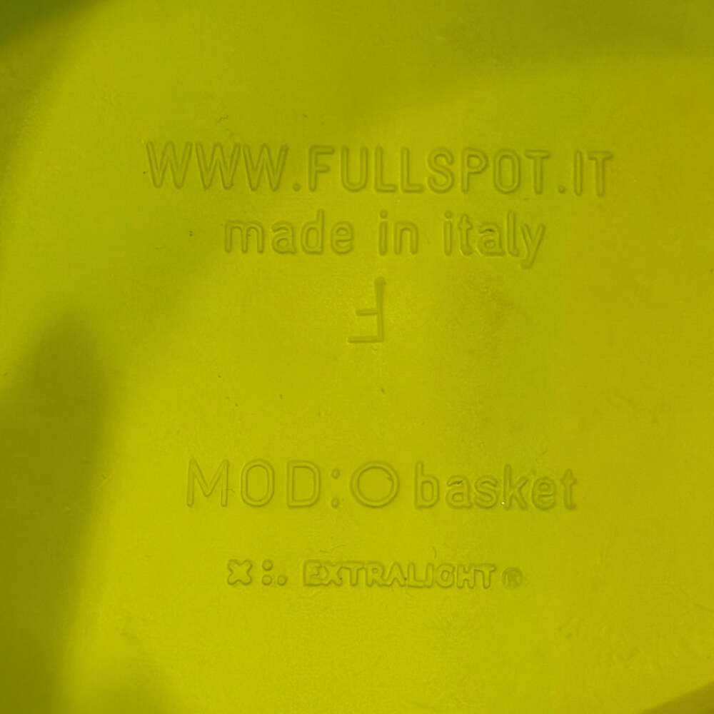 O Bag Made In Italy EVA Compound Basket Tote Crossbody Bag Yellow - Picture 13 of 16